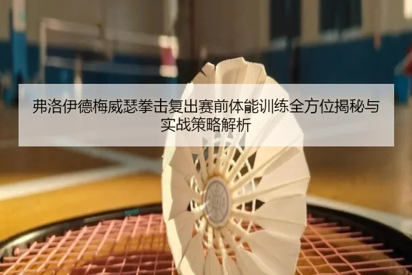 弗洛伊德梅威瑟拳击复出赛前体能训练全方位揭秘与实战策略解析 | KAIYUN